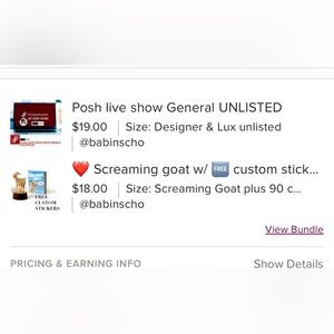 Bundle live show